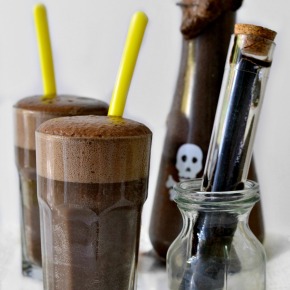 Vegan Chocolate Egg Cream Soda (Halloween Swamp Water)