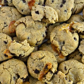 Salted Caramel Chocolate Chip Cookies