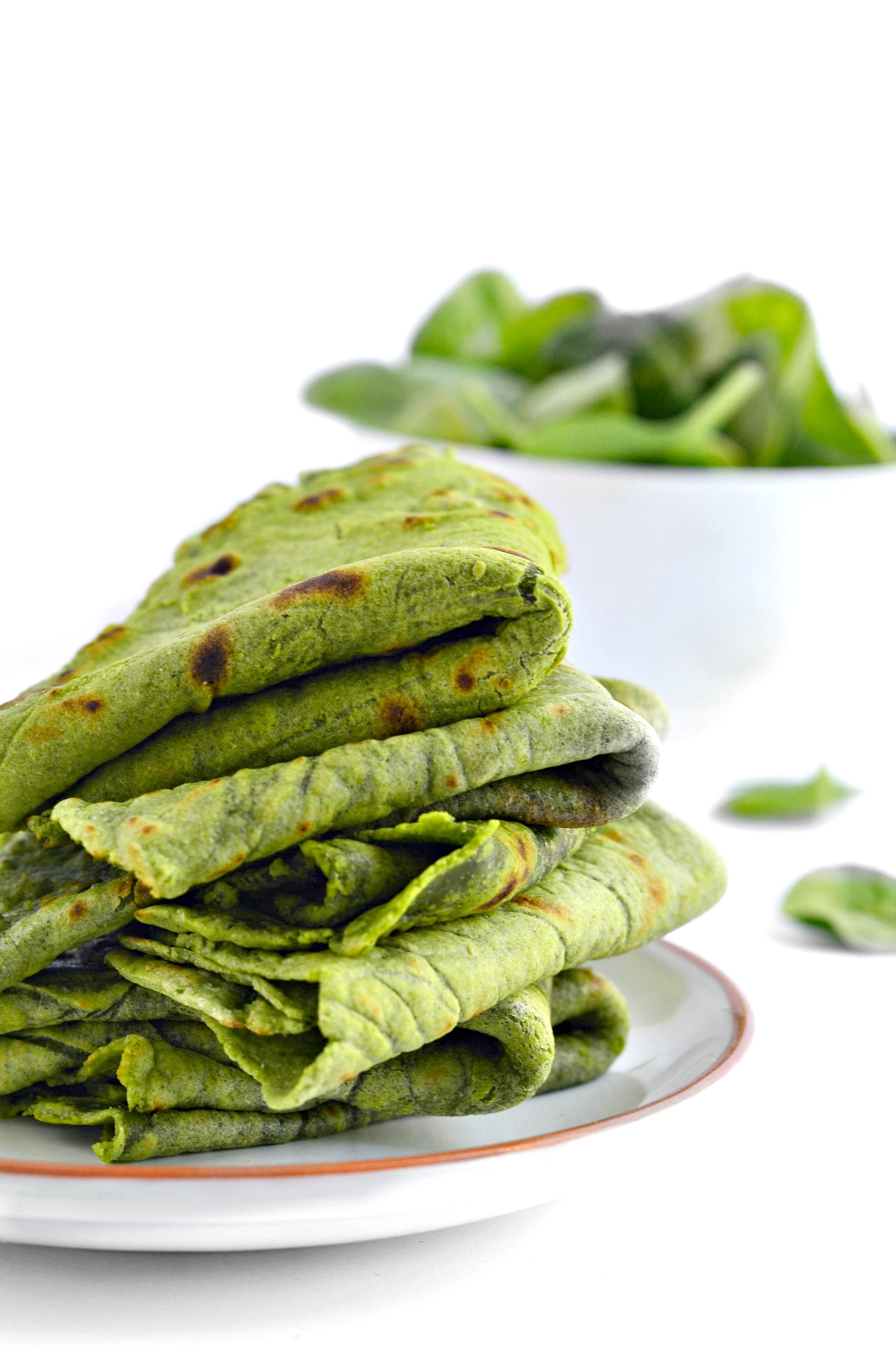 Homemade Spinach Tortillas - Fork and Beans