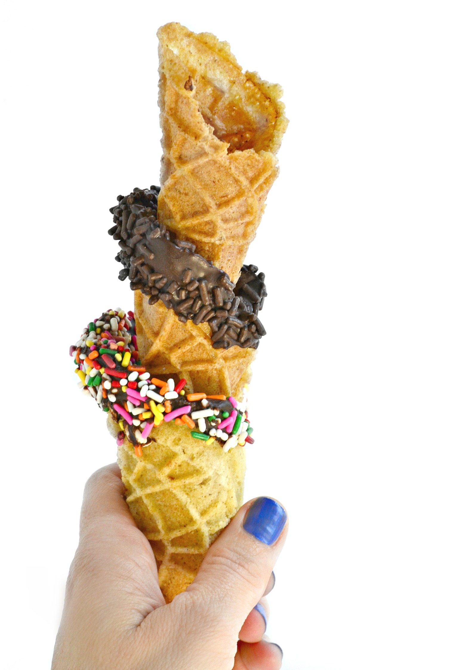 gluten-free-ice-cream-cones-fork-and-beans