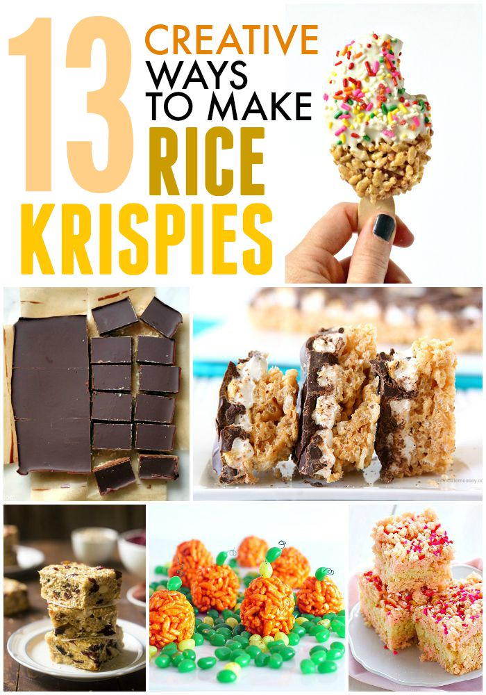 13 Creative Rice Krispie Treats - Fork and Beans