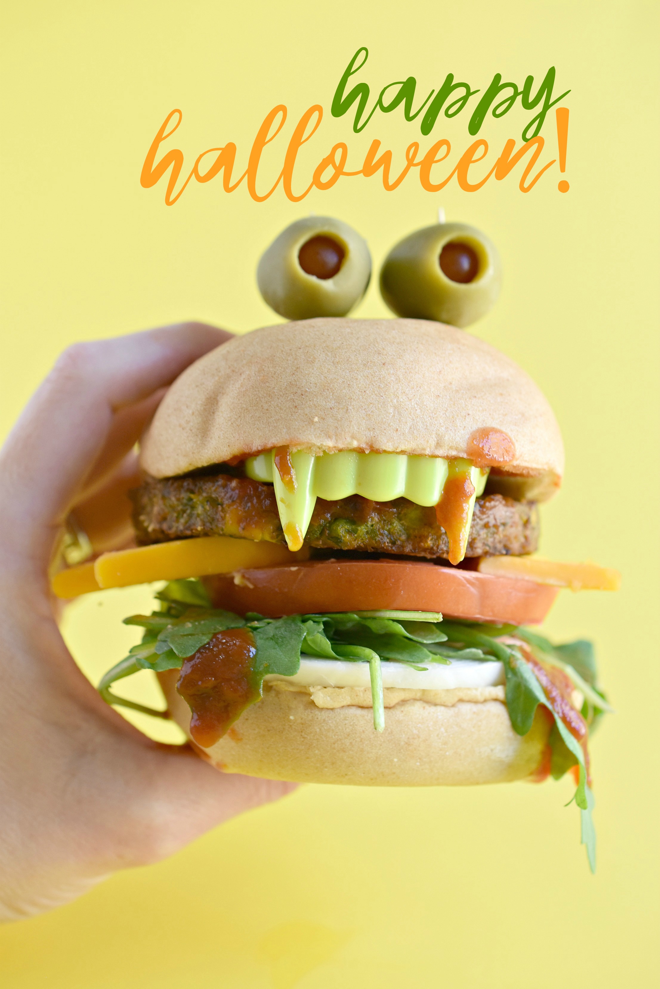 Monster Veggie Burgers - Fork and Beans