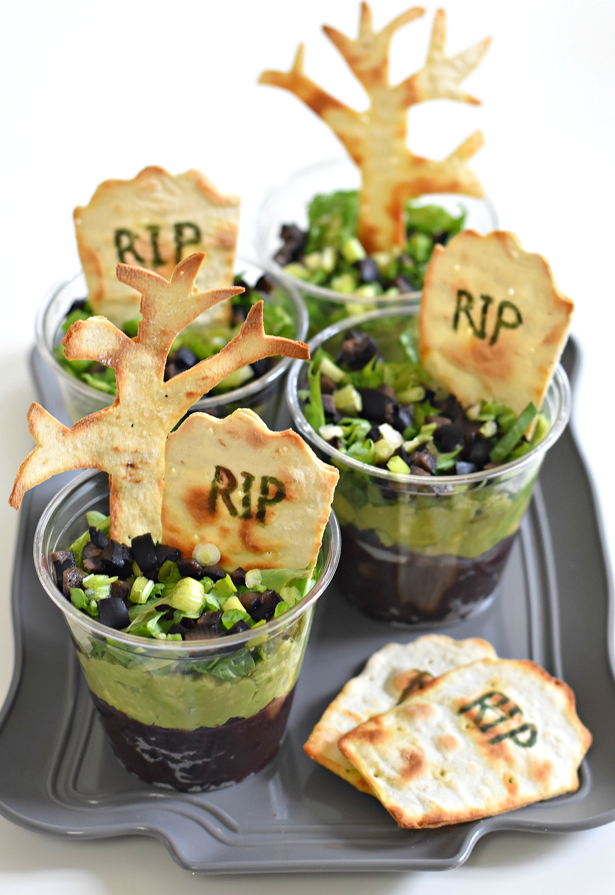 Graveyard Taco Cups - Fork and Beans