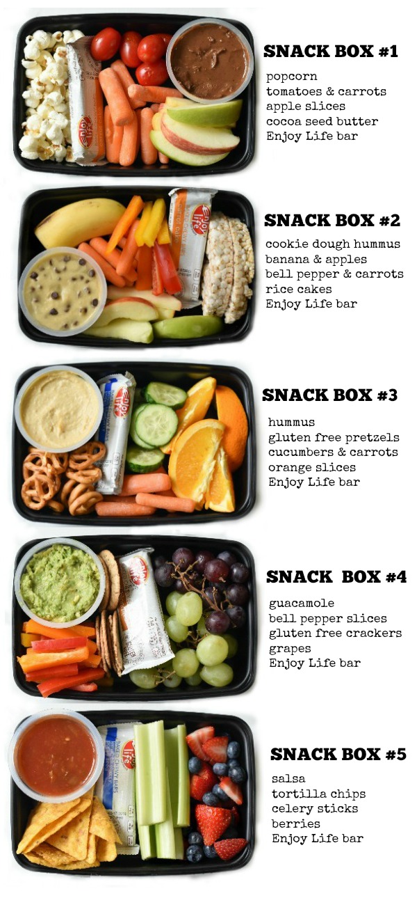 Kids Snack Bento Boxes - Fork and Beans
