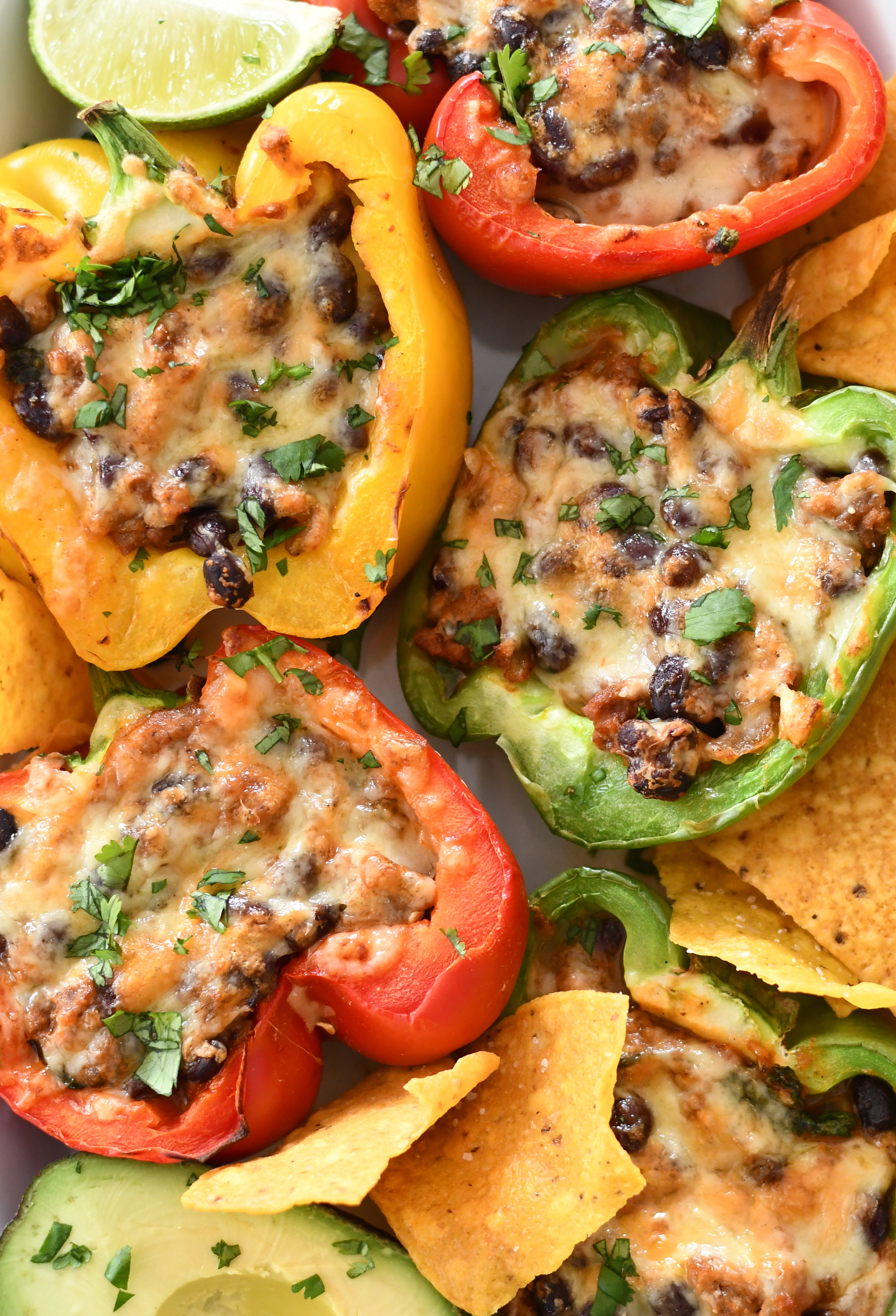 Mexican Stuffed Peppers - Fork and Beans